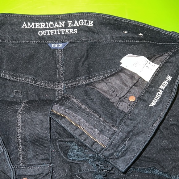 Black American Eagle jean shorts - Picture 3 of 4